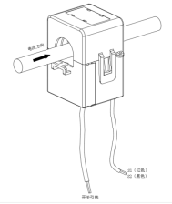 一种带开关量的开口式电流互感器的应用